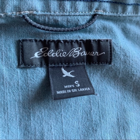 Eddie Bauer Shirt Button Down Long Sleeve Collared - Picture 14 of 15